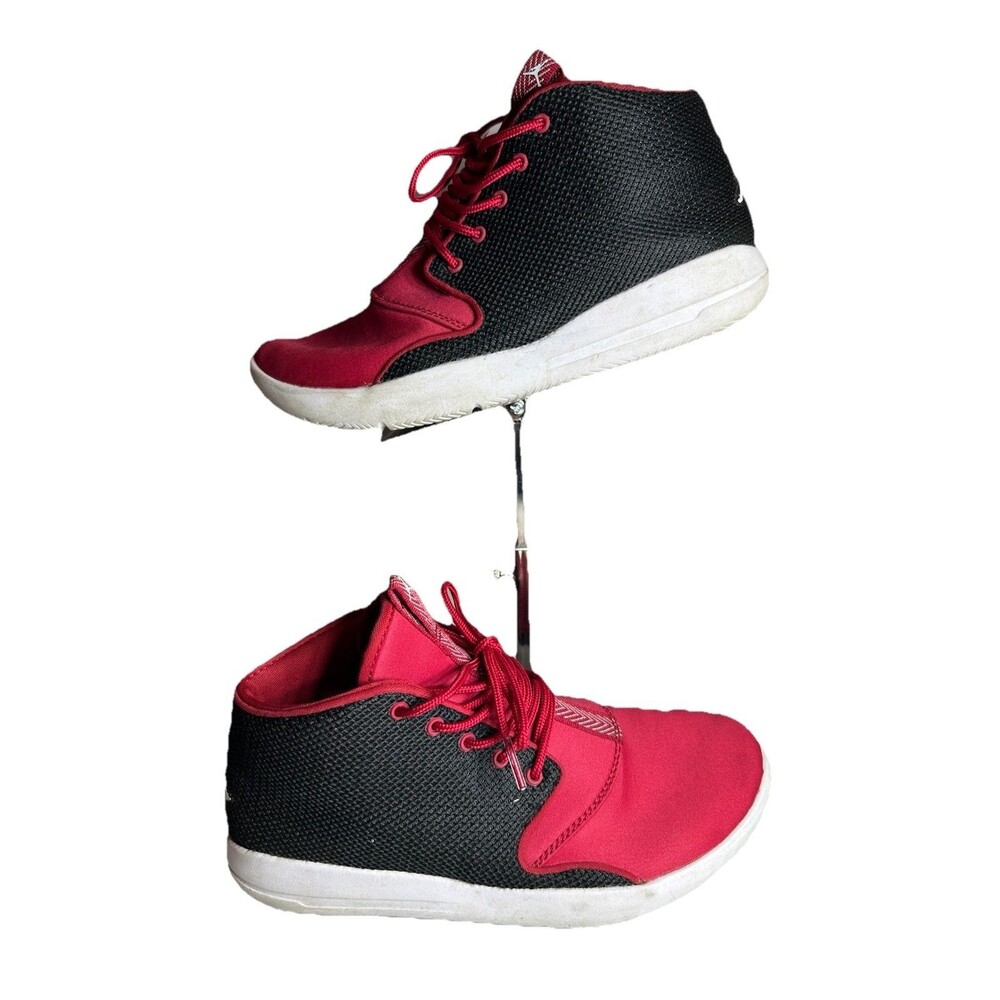 Size 6Y Jordan Eclipse Chukka Black Red Kids Basketball Sneaker Shoes 881454-001